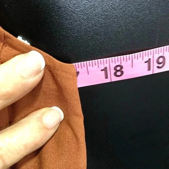 Nordstrom V-neck/back tunic/tank top/shell, Coral - Picture 4 of 8